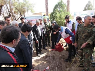 برگزاری باشکوه مراسم هفته منابع طبیعی در دانشکده و کاشت ناهل با شعار هر دانشجو یک درخت