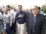 نسیم‌ شهادت در آسمان سمنان پیچید/ حضور اساتید ، کارکنان و دانشجویان دانشکده فنی و حرفه ای پسران سمنان در آیین تشییع پیکر 3 شهید تازه تفحص شده گلگون کفن هشت سال دفاع مقدس 2