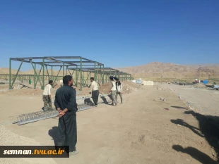 اردوی جهادی دانشجویان دانشکده فنی و حرفه ای پسران سمنان در روستای چم مهر شهرستان پلدختر آغاز شد 5