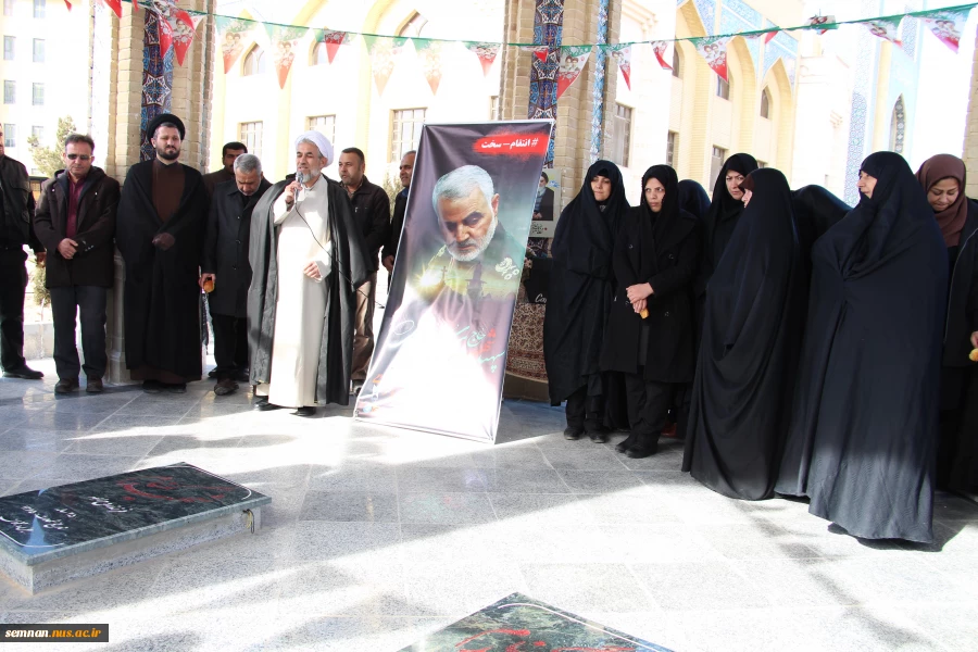 برگزاری تجمع  میثاق با شهیدان  در دانشگاه‌ های شهرستان شاهرود  با حضور دانشگاهیان دانشکده فنی و حرفه ای دختران شاهرود 7