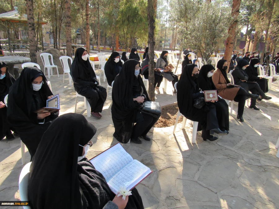 برگزاری مراسم بزرگداشت هفتمین روز تدفین شهید گمنام دانشگاه فنی و حرفه ای استان سمنان 4