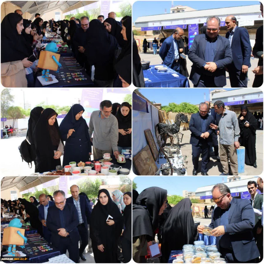 برگزاری آیین افتتاحیه بازارچه کارآفرینی دانشکده ملی مهارت دختران سمنان 5