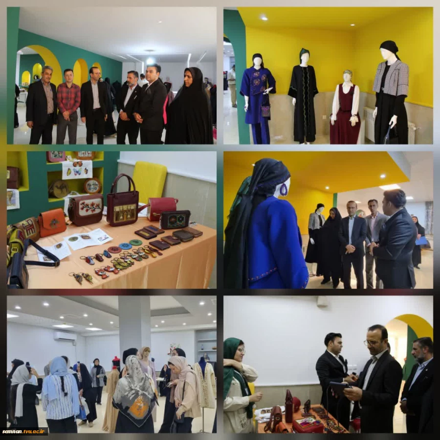 برگزاری آیین افتتاحیه نمایشگاه دستاوردهای دانشجویان دانشکده ملی مهارت دختران شاهرود 3